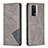 Coque Portefeuille Livre Cuir Etui Clapet B07F pour Xiaomi Poco F5 Pro 5G Gris