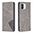 Coque Portefeuille Livre Cuir Etui Clapet B07F pour Xiaomi Redmi A1 Gris