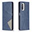 Coque Portefeuille Livre Cuir Etui Clapet B07F pour Xiaomi Redmi K40 Pro 5G Bleu