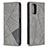 Coque Portefeuille Livre Cuir Etui Clapet B07F pour Xiaomi Redmi Note 10S 4G Gris