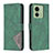 Coque Portefeuille Livre Cuir Etui Clapet B08F pour Motorola Moto Edge (2023) 5G Vert