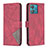 Coque Portefeuille Livre Cuir Etui Clapet B08F pour Motorola Moto Edge 40 Neo 5G Rouge