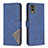 Coque Portefeuille Livre Cuir Etui Clapet B08F pour Nokia C32 Bleu