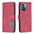 Coque Portefeuille Livre Cuir Etui Clapet B08F pour Nokia G11 Rouge