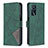 Coque Portefeuille Livre Cuir Etui Clapet B08F pour Oppo A16s Vert