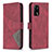 Coque Portefeuille Livre Cuir Etui Clapet B08F pour Oppo A74 4G Rouge