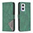 Coque Portefeuille Livre Cuir Etui Clapet B08F pour Oppo F21s Pro 5G Vert