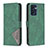 Coque Portefeuille Livre Cuir Etui Clapet B08F pour Oppo Find X5 Lite 5G Vert