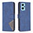 Coque Portefeuille Livre Cuir Etui Clapet B08F pour Oppo K10 4G Bleu