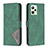 Coque Portefeuille Livre Cuir Etui Clapet B08F pour Realme C35 Vert