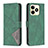 Coque Portefeuille Livre Cuir Etui Clapet B08F pour Realme C53 India Vert