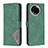 Coque Portefeuille Livre Cuir Etui Clapet B08F pour Realme V50s 5G Vert