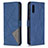 Coque Portefeuille Livre Cuir Etui Clapet B08F pour Samsung Galaxy A02 Bleu