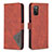 Coque Portefeuille Livre Cuir Etui Clapet B08F pour Samsung Galaxy A02s Orange