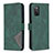 Coque Portefeuille Livre Cuir Etui Clapet B08F pour Samsung Galaxy A02s Vert