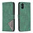 Coque Portefeuille Livre Cuir Etui Clapet B08F pour Samsung Galaxy A04 4G Vert