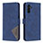 Coque Portefeuille Livre Cuir Etui Clapet B08F pour Samsung Galaxy A04s Bleu