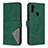 Coque Portefeuille Livre Cuir Etui Clapet B08F pour Samsung Galaxy A11 Vert