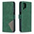 Coque Portefeuille Livre Cuir Etui Clapet B08F pour Samsung Galaxy A12 5G Vert