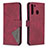 Coque Portefeuille Livre Cuir Etui Clapet B08F pour Samsung Galaxy A21 Rouge