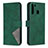 Coque Portefeuille Livre Cuir Etui Clapet B08F pour Samsung Galaxy A21 Vert