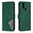 Coque Portefeuille Livre Cuir Etui Clapet B08F pour Samsung Galaxy A21s Vert