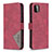 Coque Portefeuille Livre Cuir Etui Clapet B08F pour Samsung Galaxy A22 5G Rouge