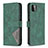 Coque Portefeuille Livre Cuir Etui Clapet B08F pour Samsung Galaxy A22 5G Vert