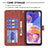 Coque Portefeuille Livre Cuir Etui Clapet B08F pour Samsung Galaxy A23 4G Petit