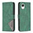 Coque Portefeuille Livre Cuir Etui Clapet B08F pour Samsung Galaxy A23 5G SC-56C Vert