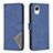 Coque Portefeuille Livre Cuir Etui Clapet B08F pour Samsung Galaxy A23s Bleu
