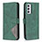 Coque Portefeuille Livre Cuir Etui Clapet B08F pour Samsung Galaxy A24 4G Vert