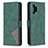 Coque Portefeuille Livre Cuir Etui Clapet B08F pour Samsung Galaxy A32 4G Vert