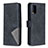Coque Portefeuille Livre Cuir Etui Clapet B08F pour Samsung Galaxy A41 Noir