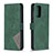 Coque Portefeuille Livre Cuir Etui Clapet B08F pour Samsung Galaxy A72 4G Vert