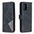 Coque Portefeuille Livre Cuir Etui Clapet B08F pour Samsung Galaxy A91 Noir