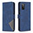 Coque Portefeuille Livre Cuir Etui Clapet B08F pour Samsung Galaxy F02S SM-E025F Bleu