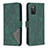 Coque Portefeuille Livre Cuir Etui Clapet B08F pour Samsung Galaxy F02S SM-E025F Vert