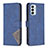 Coque Portefeuille Livre Cuir Etui Clapet B08F pour Samsung Galaxy F23 5G Bleu