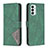 Coque Portefeuille Livre Cuir Etui Clapet B08F pour Samsung Galaxy F23 5G Vert