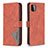 Coque Portefeuille Livre Cuir Etui Clapet B08F pour Samsung Galaxy F42 5G Orange