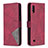 Coque Portefeuille Livre Cuir Etui Clapet B08F pour Samsung Galaxy M10 Rouge