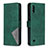 Coque Portefeuille Livre Cuir Etui Clapet B08F pour Samsung Galaxy M10 Vert