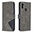 Coque Portefeuille Livre Cuir Etui Clapet B08F pour Samsung Galaxy M11 Gris