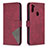 Coque Portefeuille Livre Cuir Etui Clapet B08F pour Samsung Galaxy M11 Rouge