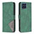 Coque Portefeuille Livre Cuir Etui Clapet B08F pour Samsung Galaxy M53 5G Vert