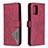Coque Portefeuille Livre Cuir Etui Clapet B08F pour Samsung Galaxy M80S Rouge
