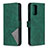 Coque Portefeuille Livre Cuir Etui Clapet B08F pour Samsung Galaxy Note 20 5G Vert