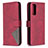 Coque Portefeuille Livre Cuir Etui Clapet B08F pour Samsung Galaxy S20 FE (2022) 5G Rouge