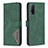 Coque Portefeuille Livre Cuir Etui Clapet B08F pour Vivo Y12s Vert